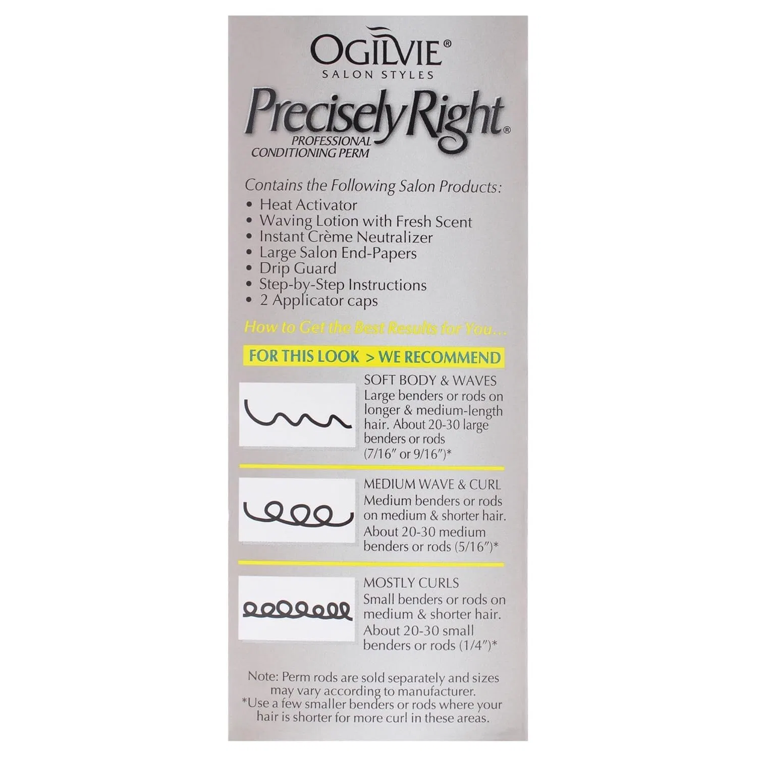 Профессиональное средство для химической завивки «Precisely Right» от Ogilvie Salon Styles Ogilvie — фото 3
