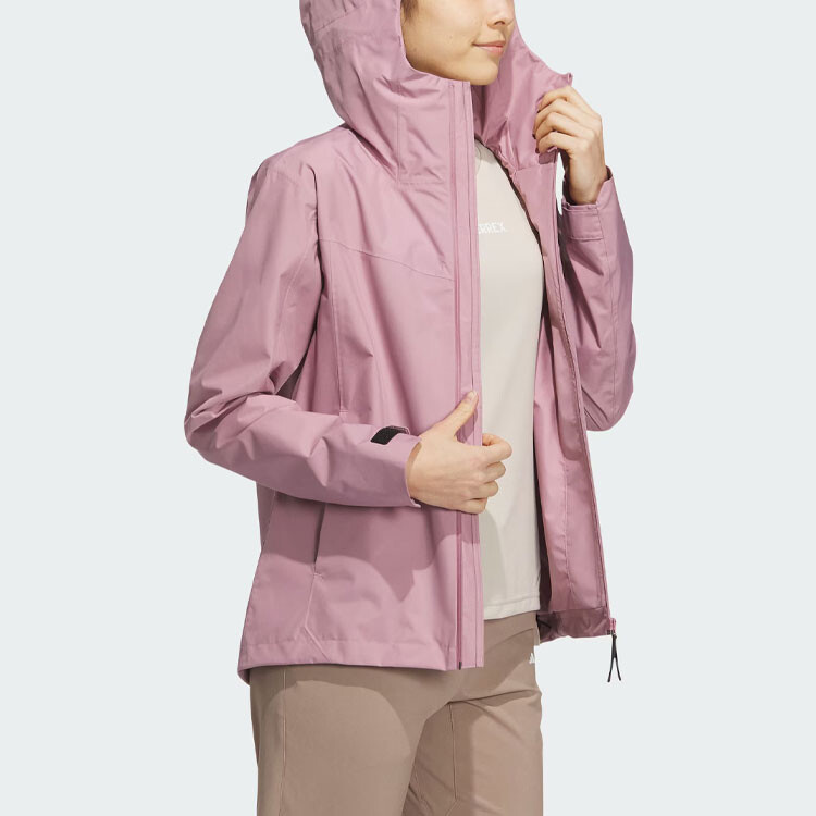 Ветровки женские Magic Purple Powder Adidas — фото 4