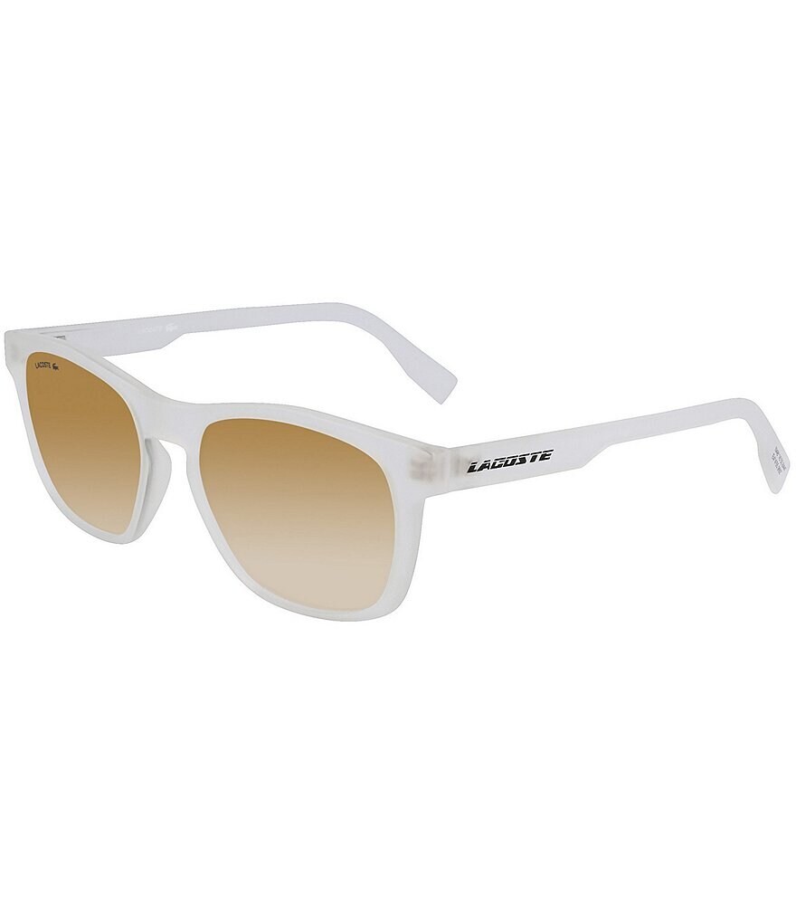 

Lacoste Мужские прямоугольные солнцезащитные очки L988s 54 мм, белый