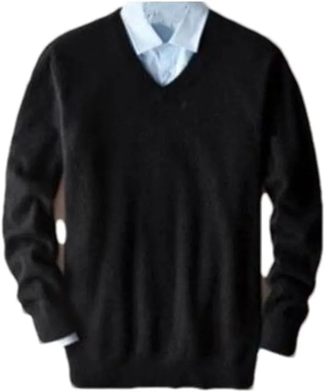 

Мужской свитер V-образным вырезом Slim Fit