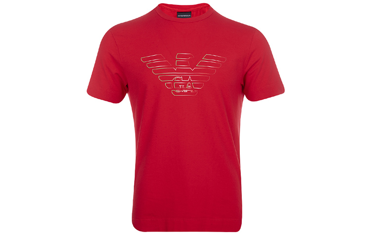 

Футболка мужская красная EMPORIO ARMANI