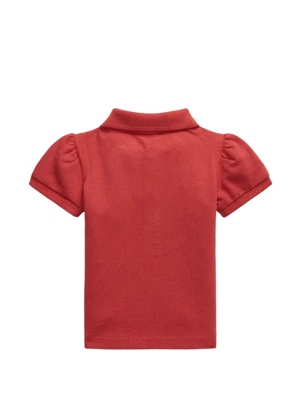 Рубашка-Поло с пышными рукавами Polo Ralph Lauren Kids, красный — фото 2