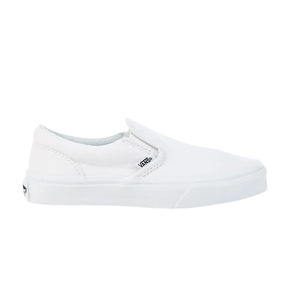 Классические детские слипоны Vans, белый