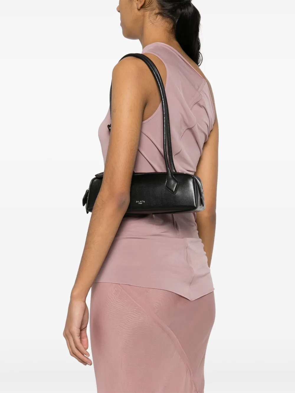 Маленькая сумка на плечо Teckel Alaïa, черный — фото 2