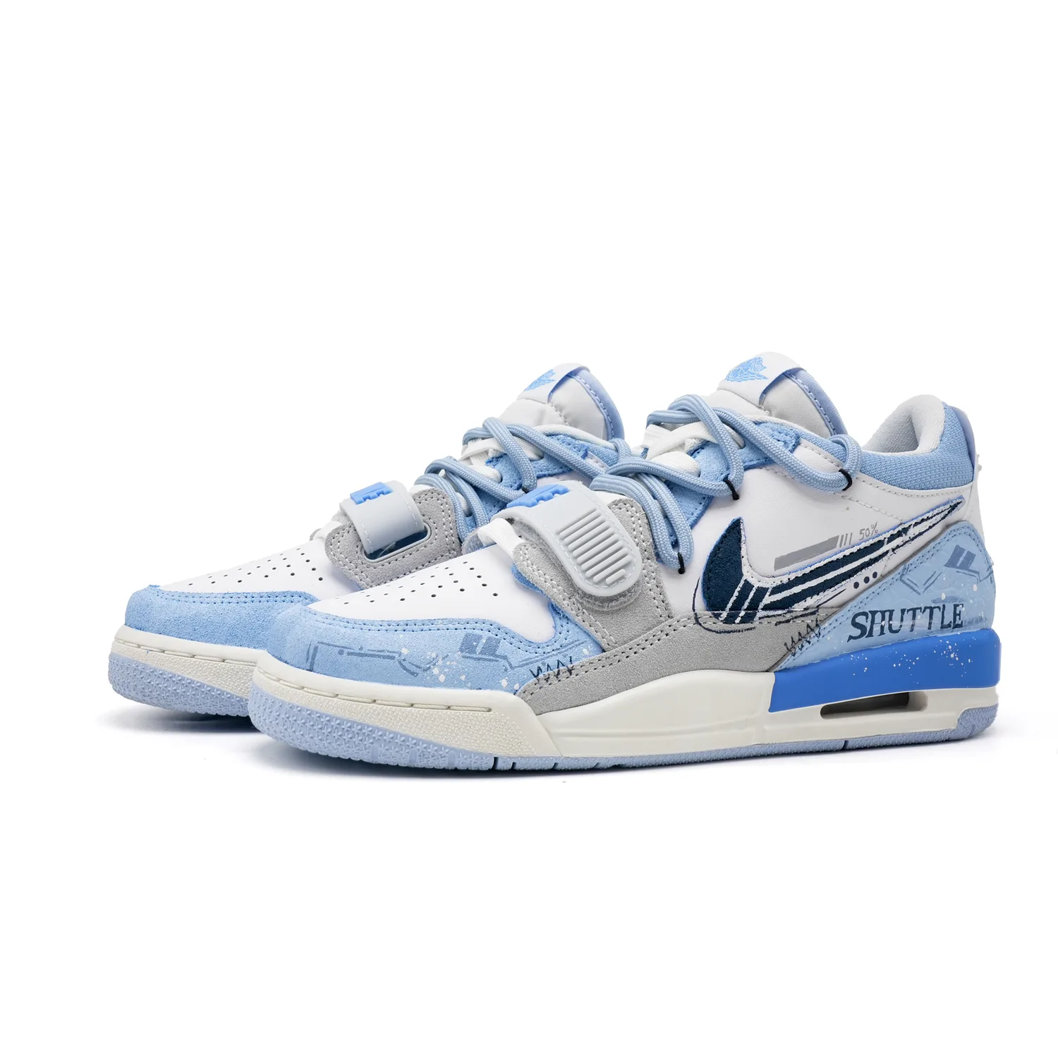 Детские баскетбольные кроссовки Legacy 312 Unisex Jordan, белый — фото 4