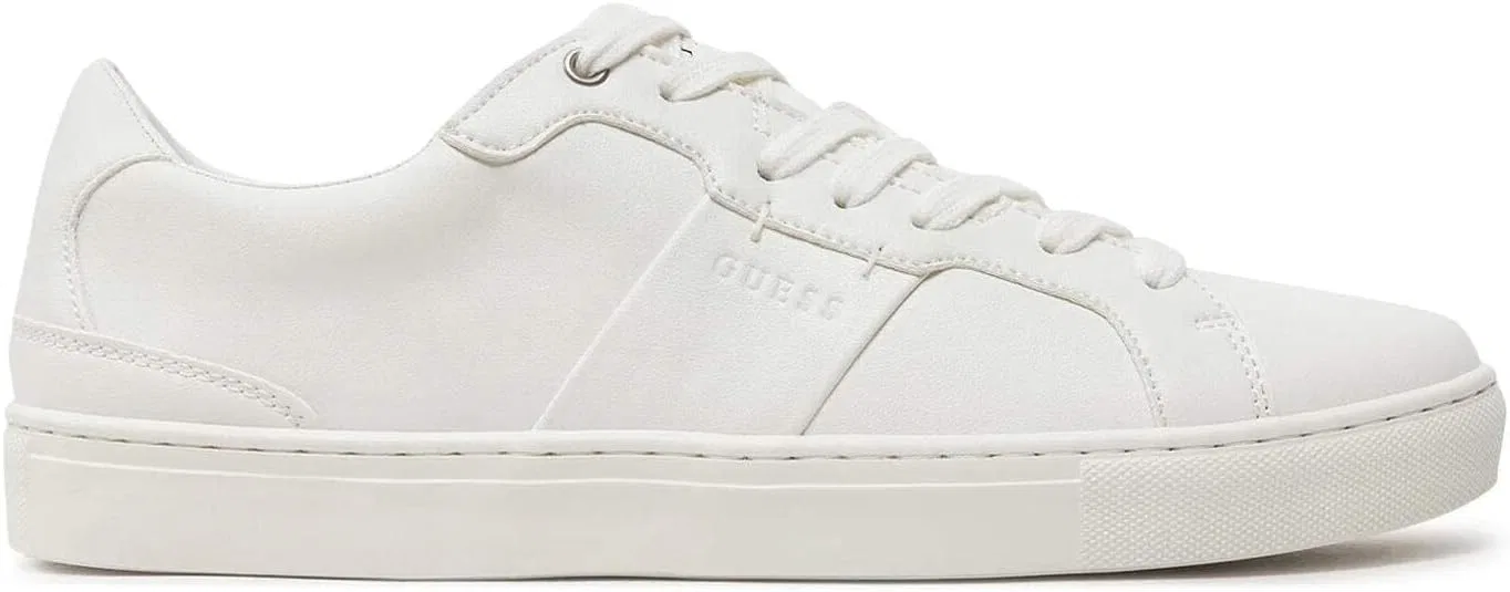 Мужские кроссовки Guess Fmttoi на шнуровке из искусственной кожи, White