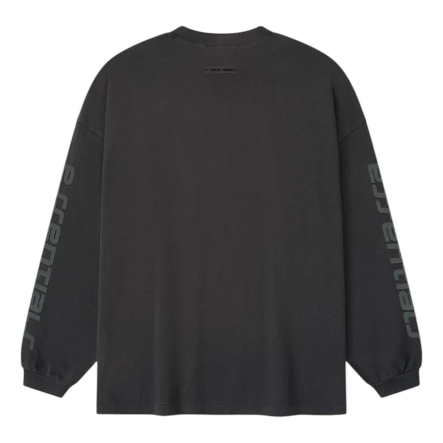 Футболка с длинным рукавом Fear of God Essentials 90-х годов, винтажный черный цвет — фото 2