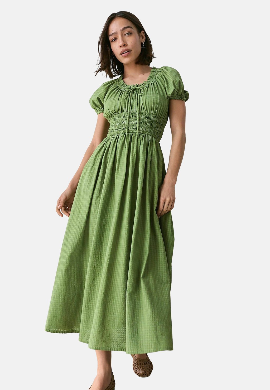

Платье макси PUFF SLEEVE SUMMER Next, зеленый