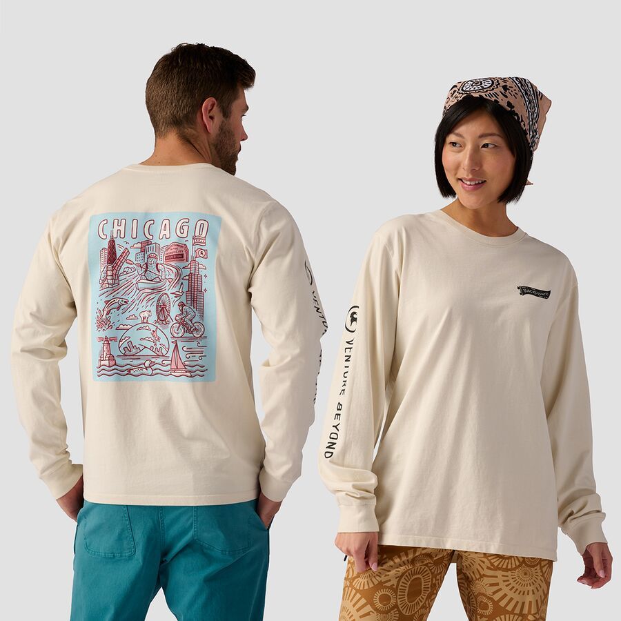 

Футболка Backcountry Chicago Long-Sleeve Crew Backcountry, Vintage White, Белый, Футболка Backcountry Chicago Long-Sleeve Crew Backcountry, Vintage White
