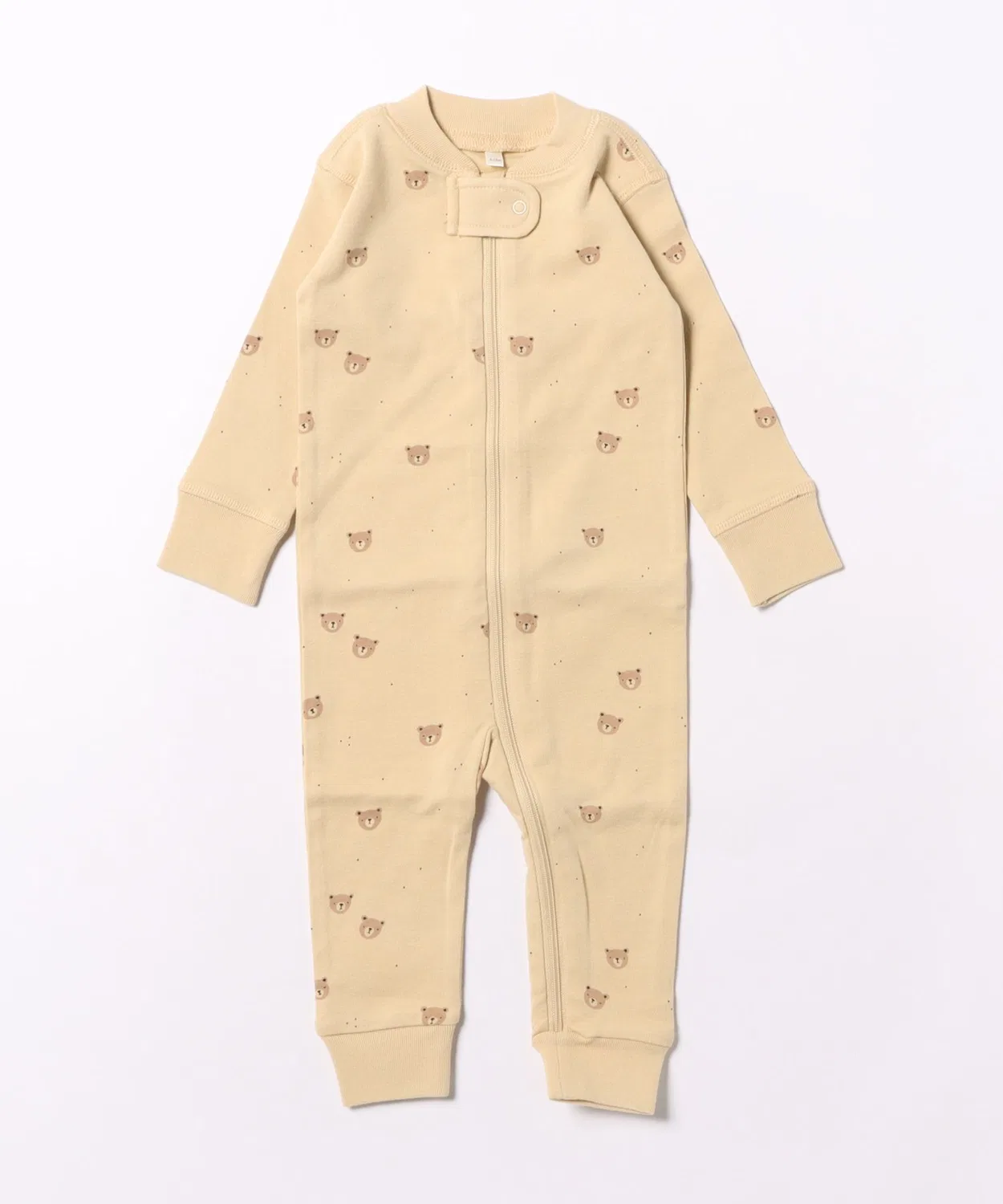 Детский слип с молнией Quincy Mae Bears жёлтый