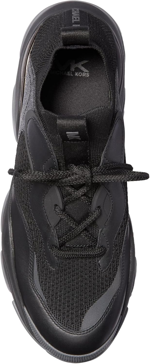 Michael Kors мужские кроссовки Atlas Knit Trainer, Black — фото 4