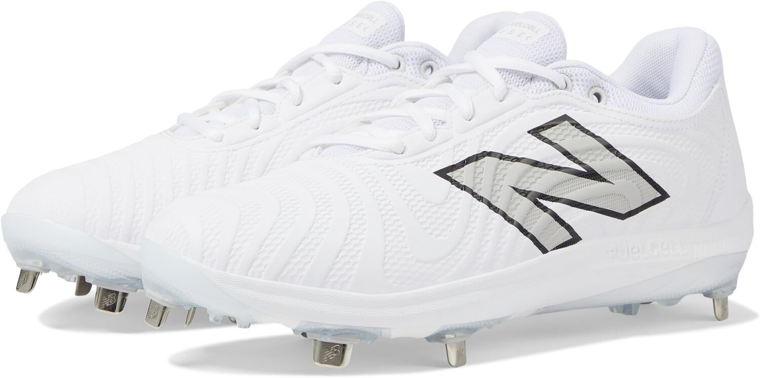 Бутсы FuelCell FUSE v4 Metal New Balance, цвет Optic White/Raincloud