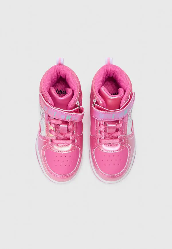 Кроссовки blinking с высоким верхом Friboo, Dark Pink — фото 4