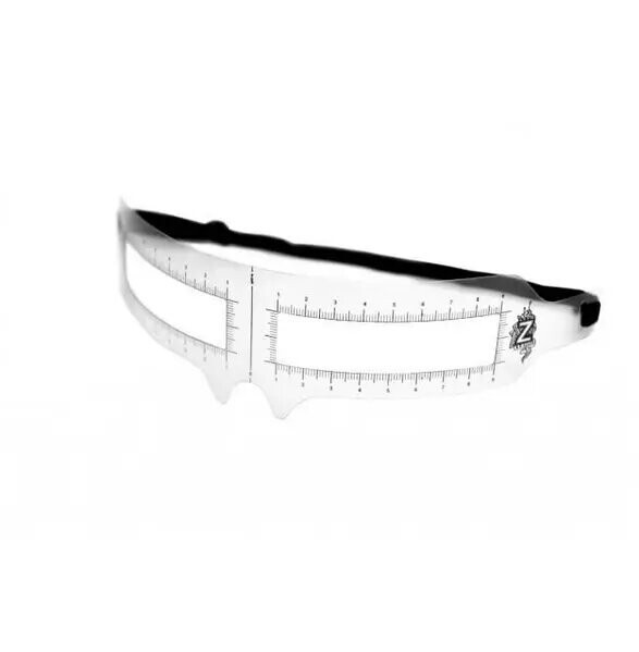 

Золя, линейка симметрии бровей с ластиком Zola