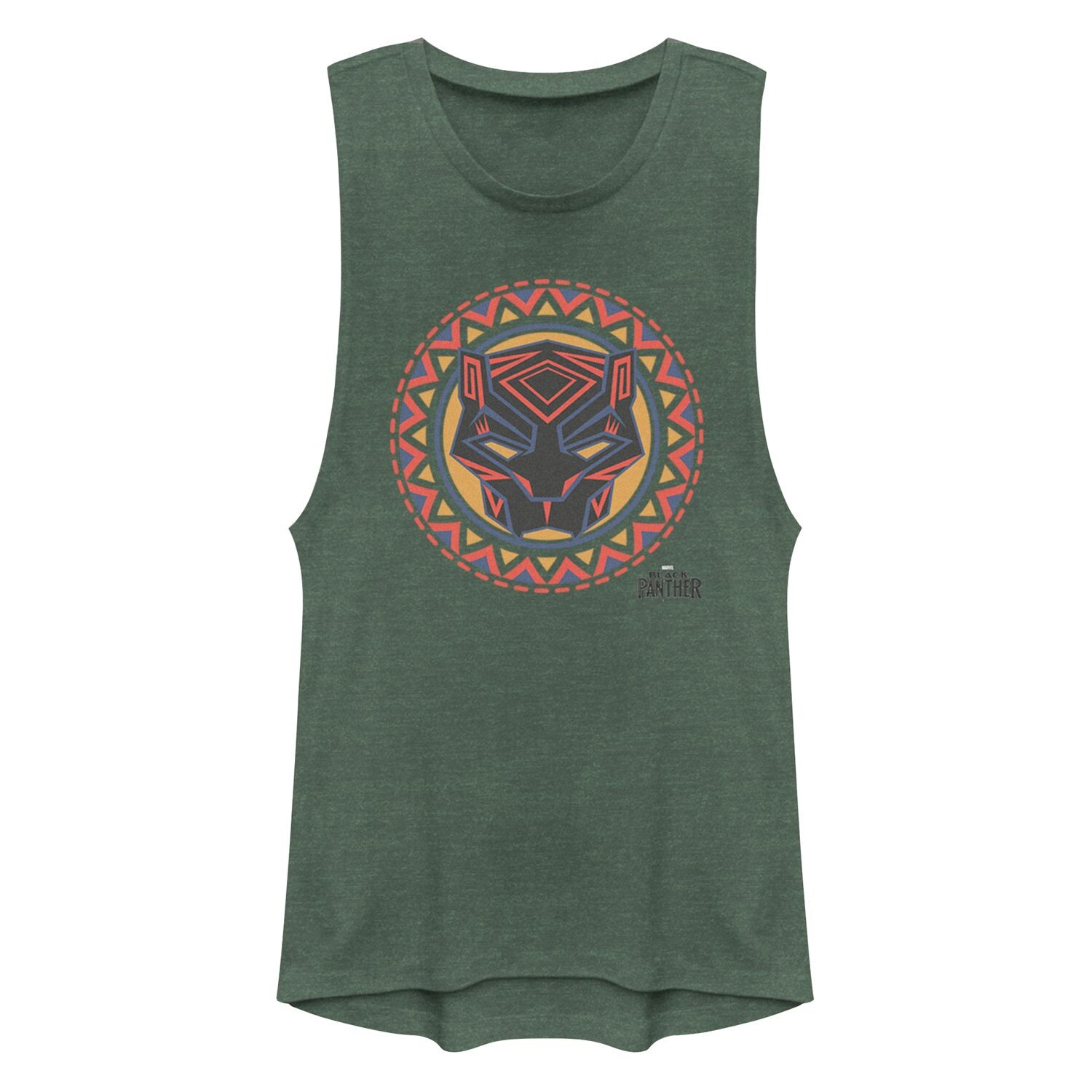 

Майка с круглым логотипом Marvel Black Panther для юниоров Licensed Character