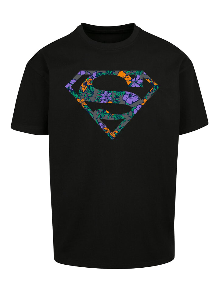 

Футболка F4NT4STIC Superman Superheld Floral Logo, черный