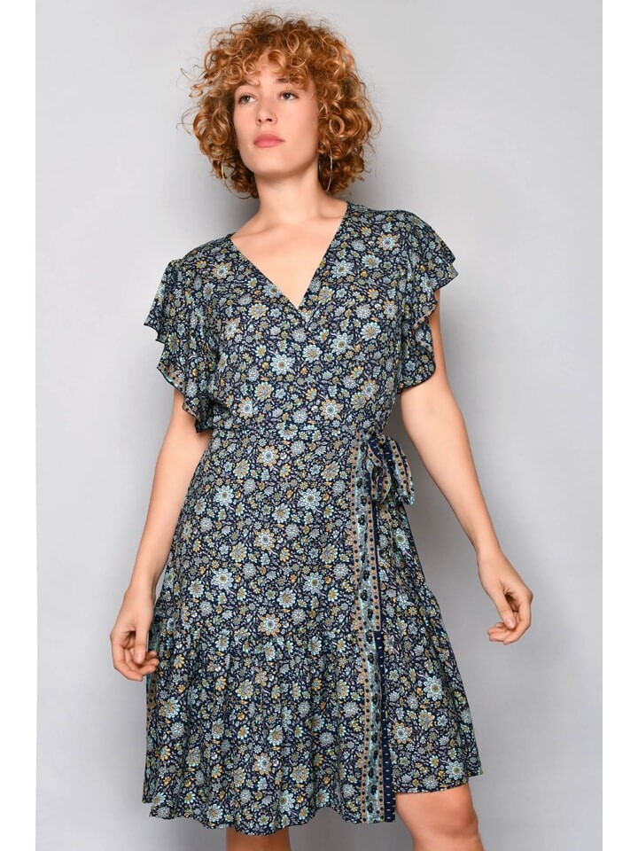 

Длинное платье HHG, цвет dunkelblau/hellblau/gelb