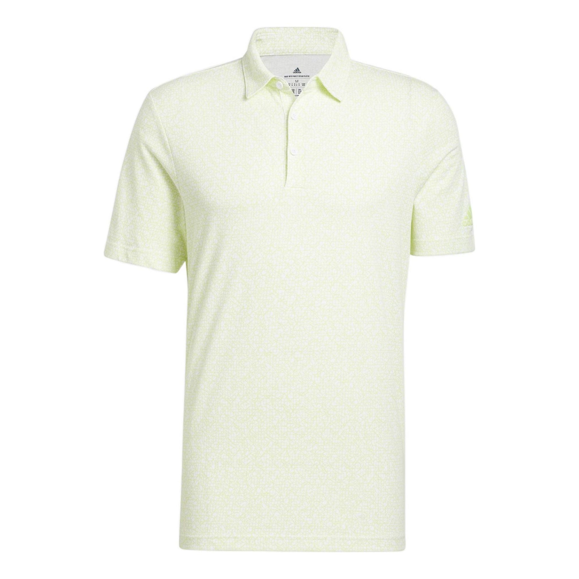 

Футболка adidas SS22 Small Geometry Pattern Printing Short Sleeve Light Green Polo Shirt HA9172