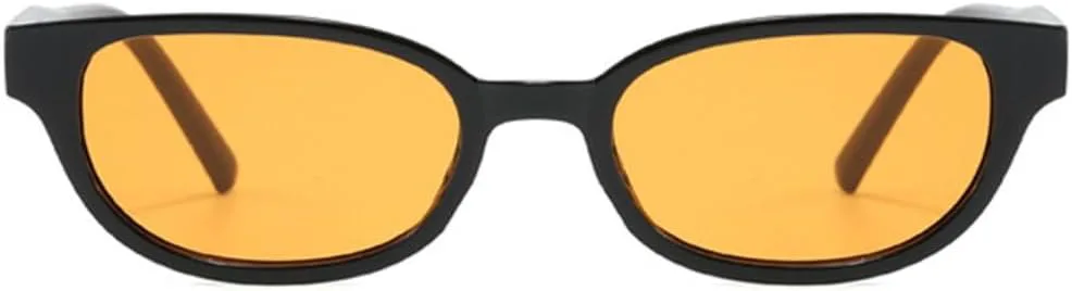 

Солнцезащитные очки с защитой UV400 | Маленькие овальные цветные линзы | для женщин и мужчин, для занятий спортом на открытом воздухе и вождения DSVIGF, Leopard Brown