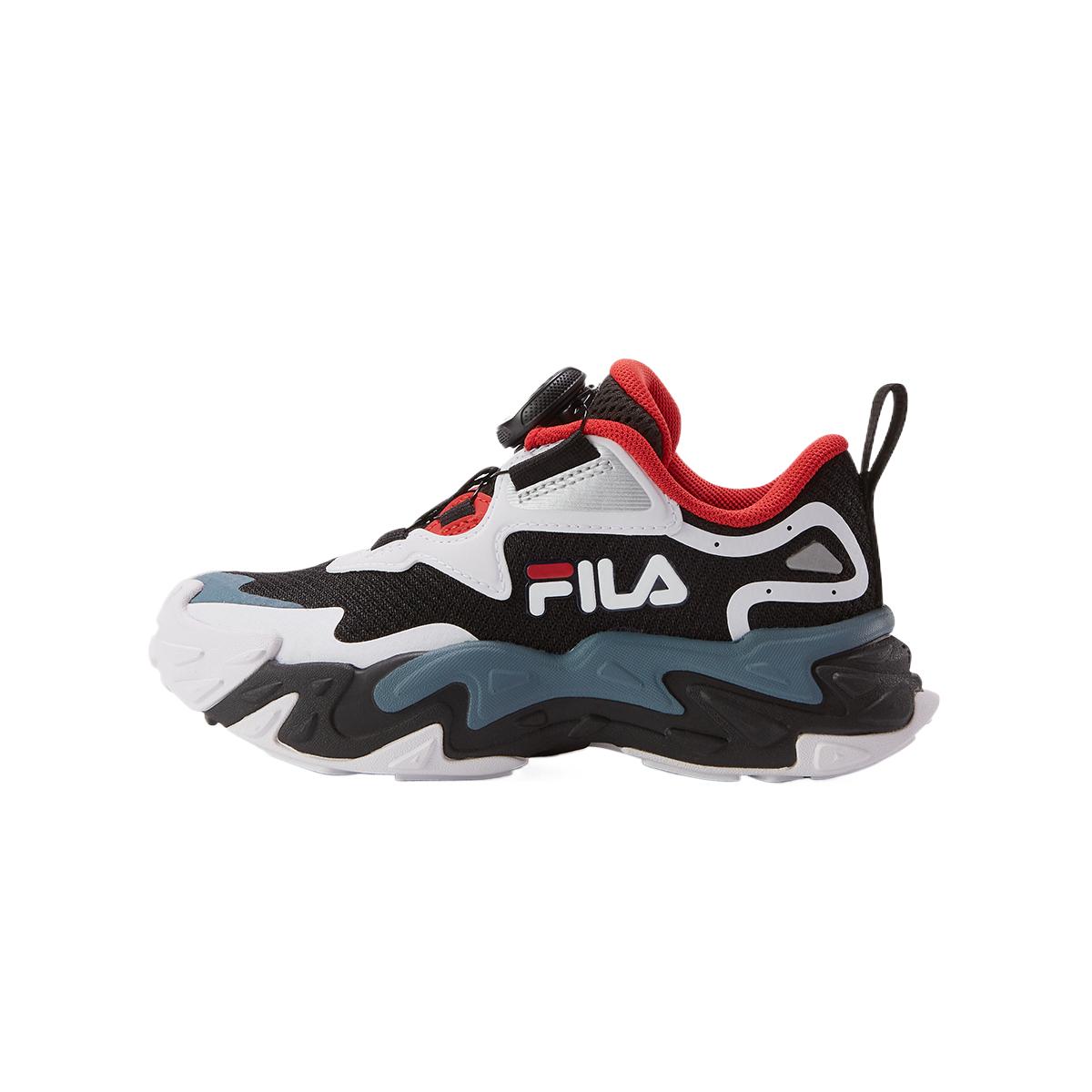 

FILA KIDS Скользостойкие, износостойкие, дышащие низкие детские уличные кроссовки black/standard white kids