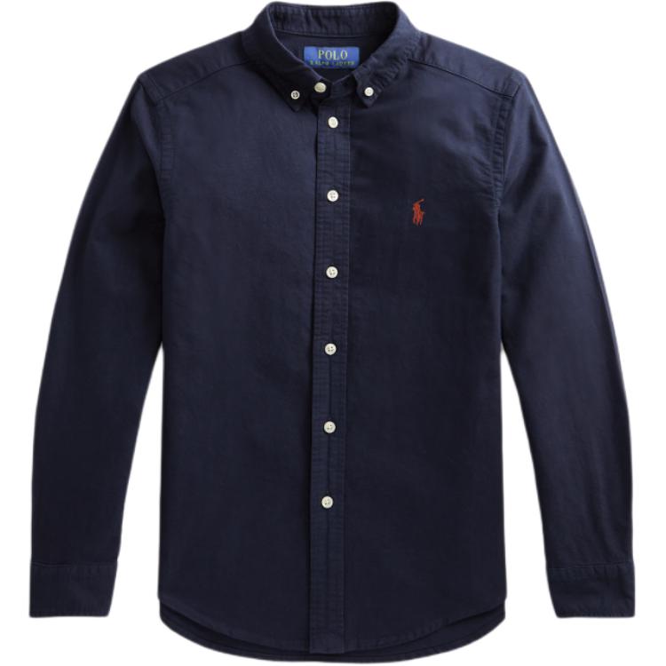

Детская повседневная рубашка Polo Ralph Lauren, темно-синий
