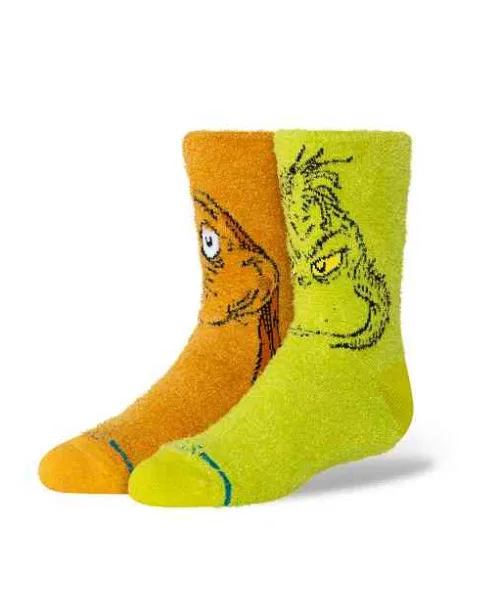 Детские носки STANCE/Stance GRINCH AND MAX KIDS K555D25GRI#GRN