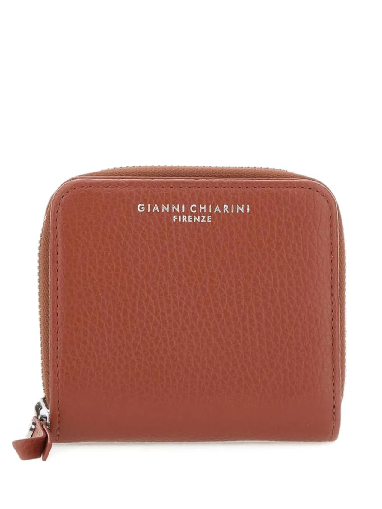 

Кожаный кошелек GIANNI CHIARINI на молнии, красный