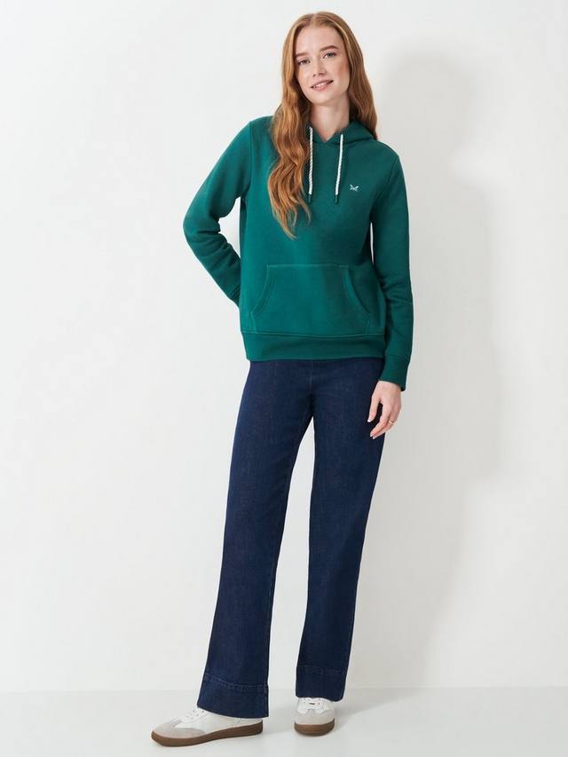 

Супер мягкая классическая толстовка с капюшоном Crew Clothing, цвет Teal Green