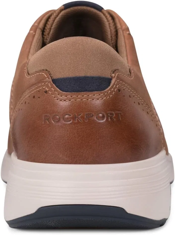 Мужские оксфорды Rockport Noah Wingtip, Caramel Leather — фото 2