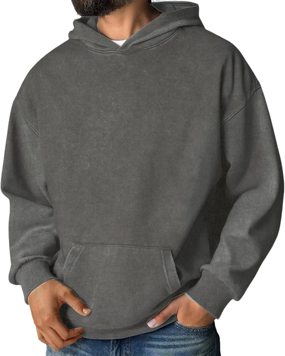 

Оверсайз худи для женщин и мужчин, Acid Wash, флис, ретро LGHLMCL