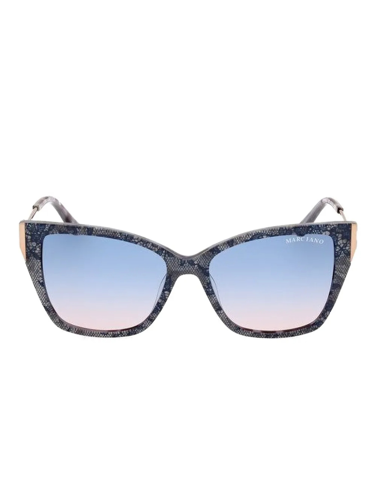 

Солнцезащитные очки Marciano с узором «кошачий глаз», синий