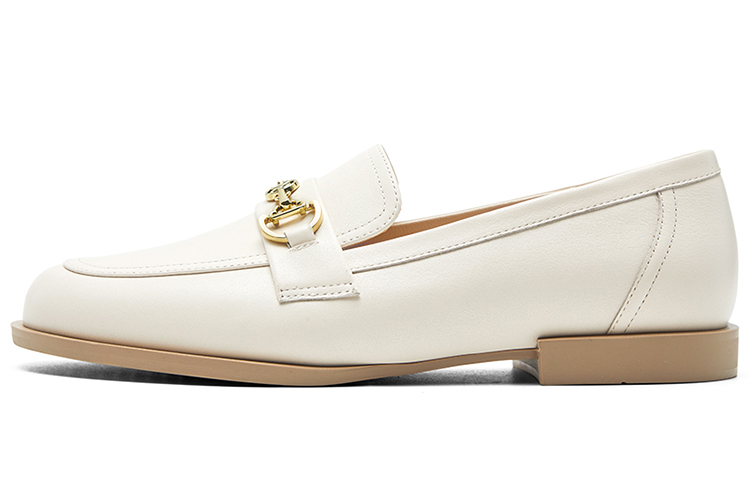 NINE WEST Женские лоферы на каблуке 1,6 см экрю, цвет Ecru