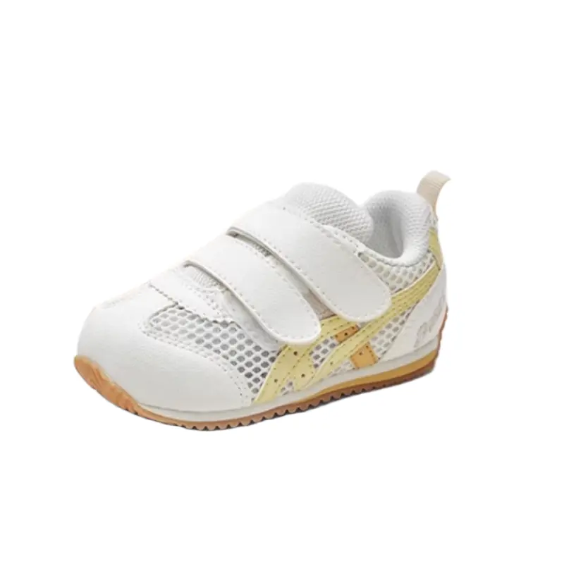 Suku Abrasion Resistant Low top детские повседневные кроссовки желтые белые для детей 3-7 лет ASICS, белый/желтый — фото 3