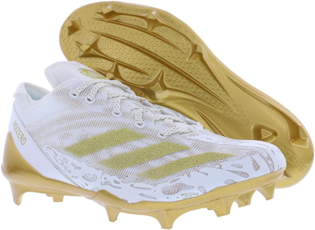 Мужские кроссовки Adidas Adizero Ghost, белый/золотой — фото 2