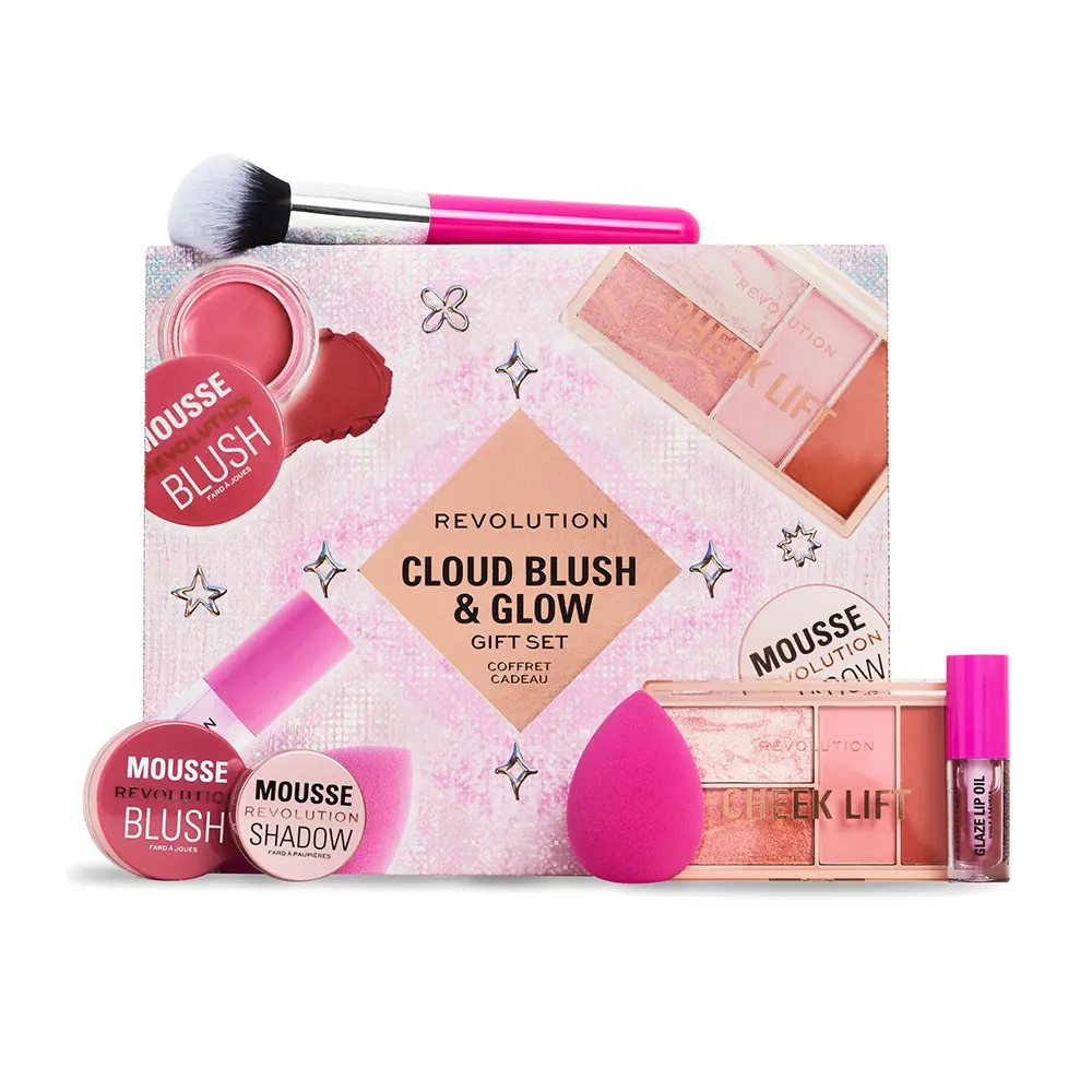 

Румяна Cloud blush & glow estuche Revolution Make Up, 6 шт.