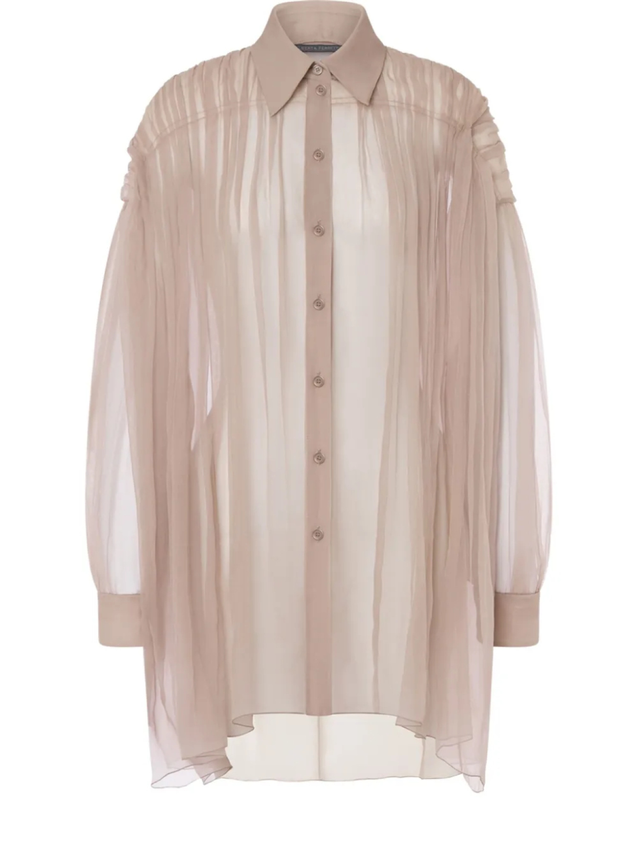 

Alberta Ferretti шелковая блузка, нейтральный