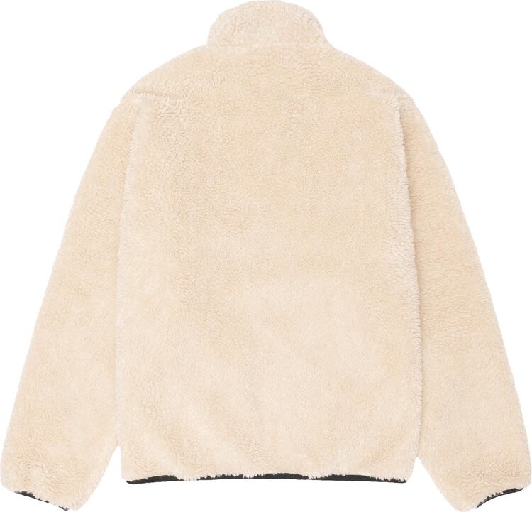 Куртка Stussy Sherpa Reversible 'Beige', разноцветный — фото 2