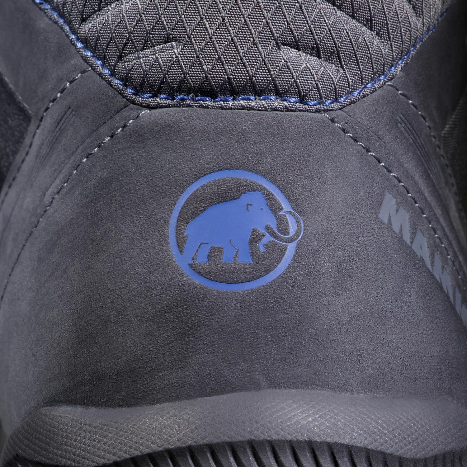 Мужские походные ботинки Mammut Mercury IV Low GTX, титан-ярко-красный, подошва Vibram, 3D мемо-пена, комфорт для дневных походов, черный — фото 2