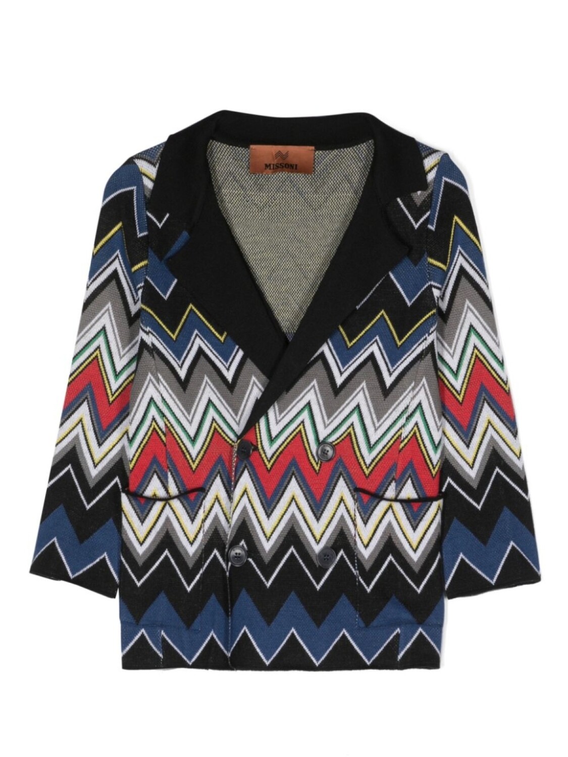 

Missoni Kids двубортный блейзер, синий