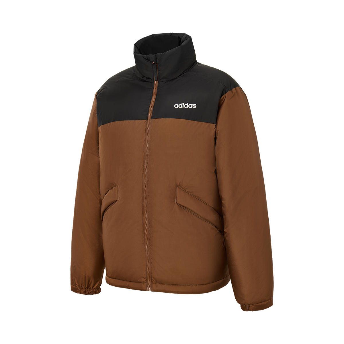 

Adidas Мужская пуховая куртка коричневого и черного цветов, Brown/Black Color