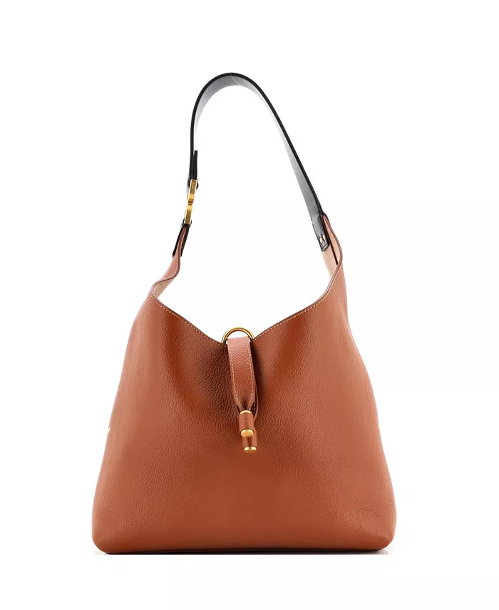 

Сумка-хобо Marcie NM Small из кожи Pre-Owned Chloe, коричневый