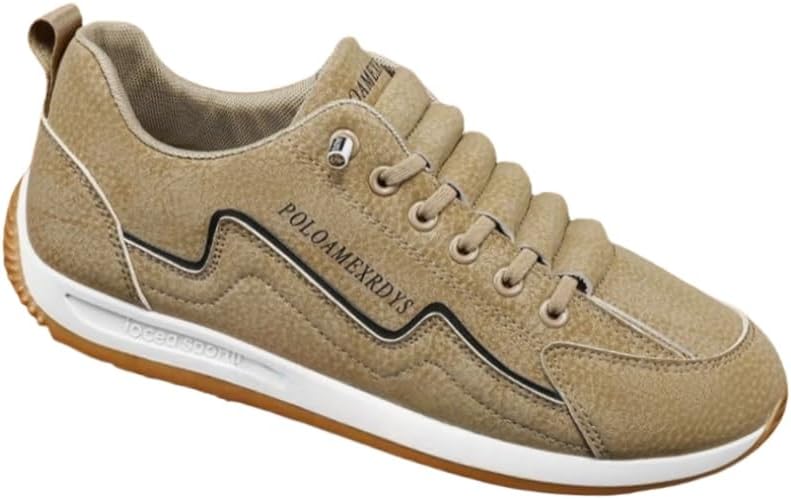 

Мужские спортивные кроссовки с плоской подошвой из резины - прочные и удобные для бега на улице Fusecottc, хаки