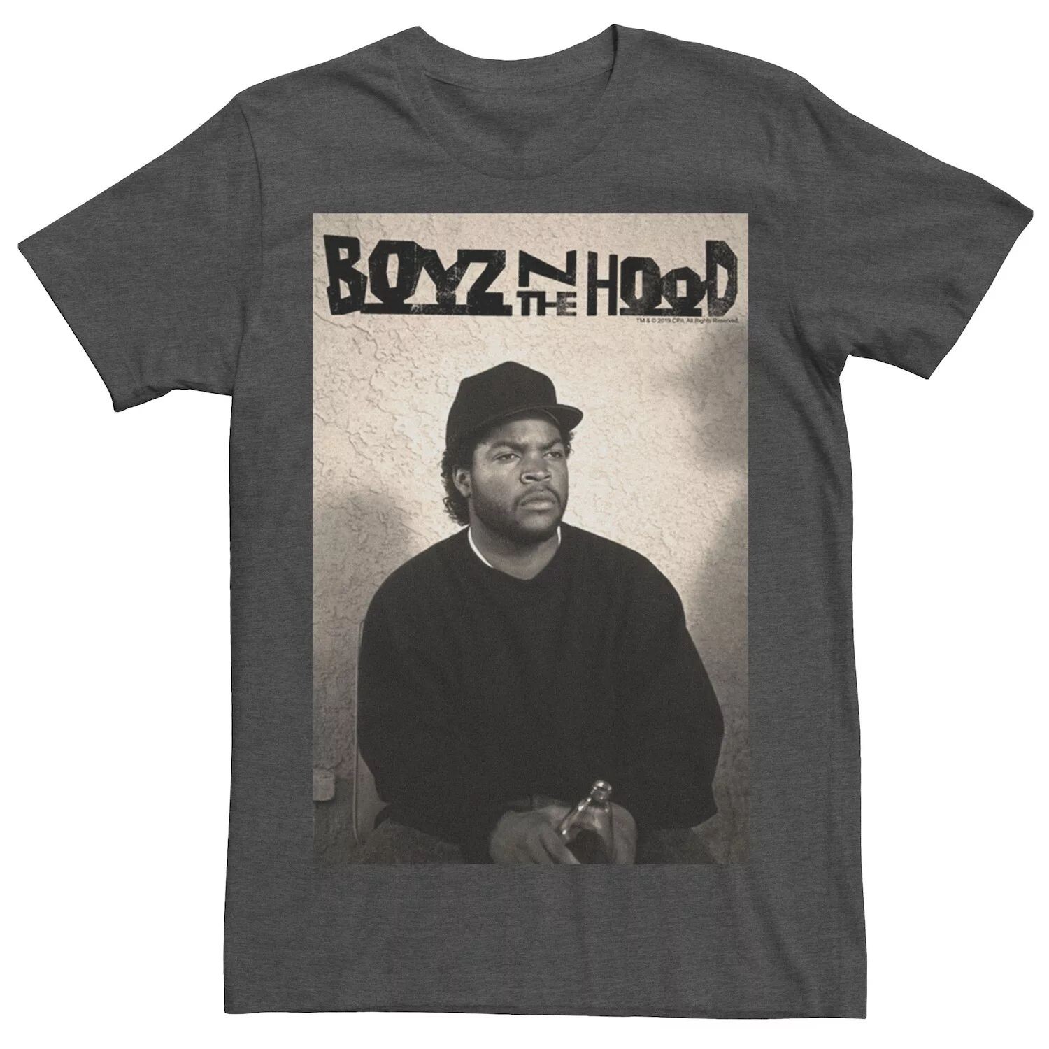 

Мужская футболка Boyz N The Hood Doughboy Mean Mug с логотипом и фотографией Licensed Character