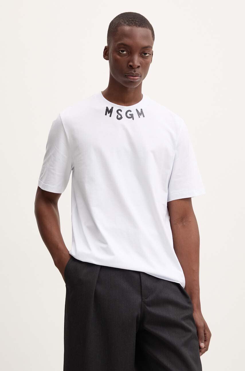 

Футболка MSGM из хлопка, белый