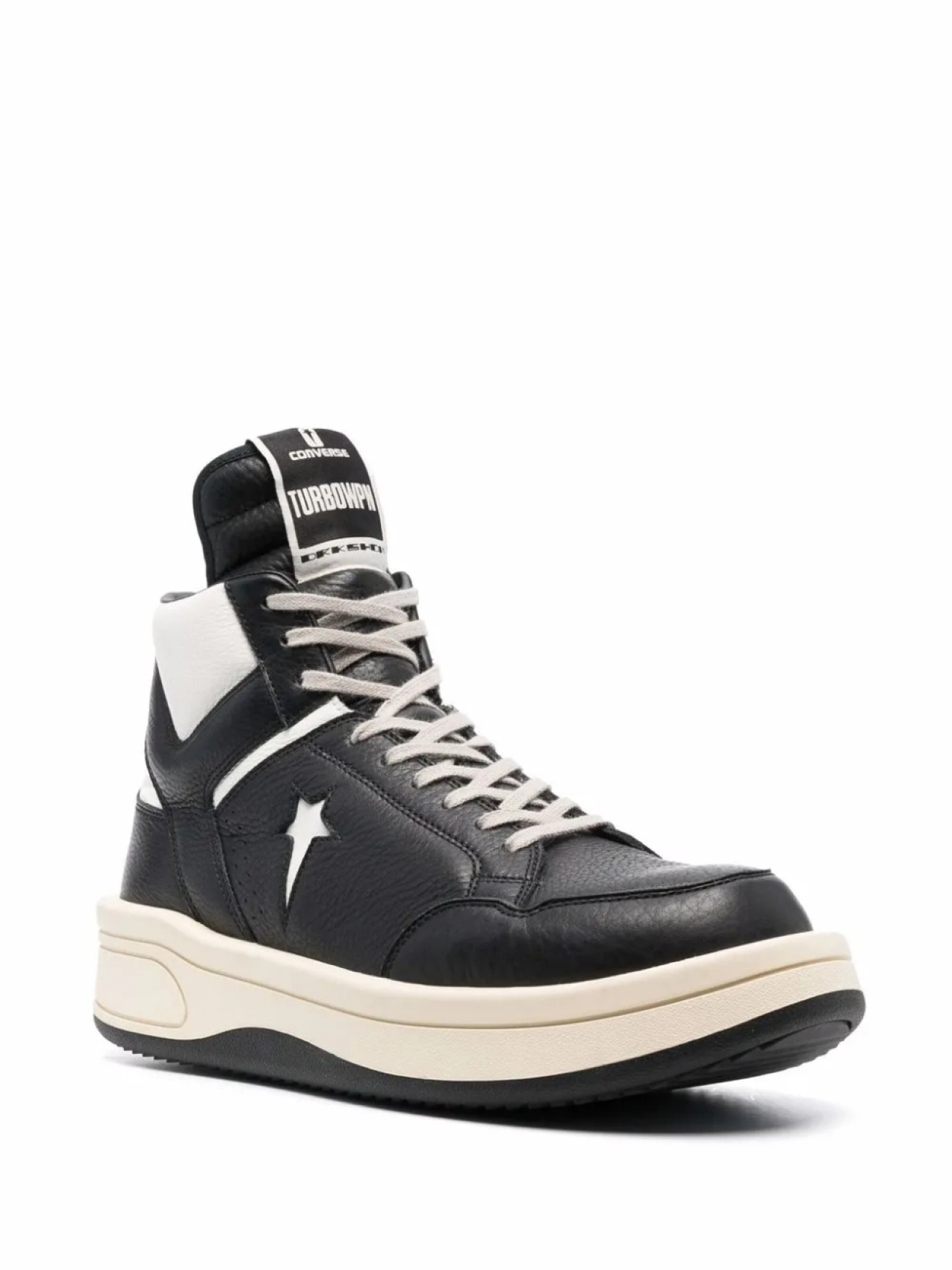Высокие кеды DRKSHDW TURBODRK из коллаборации с Converse Rick Owens DRKSHDW, черный — фото 2