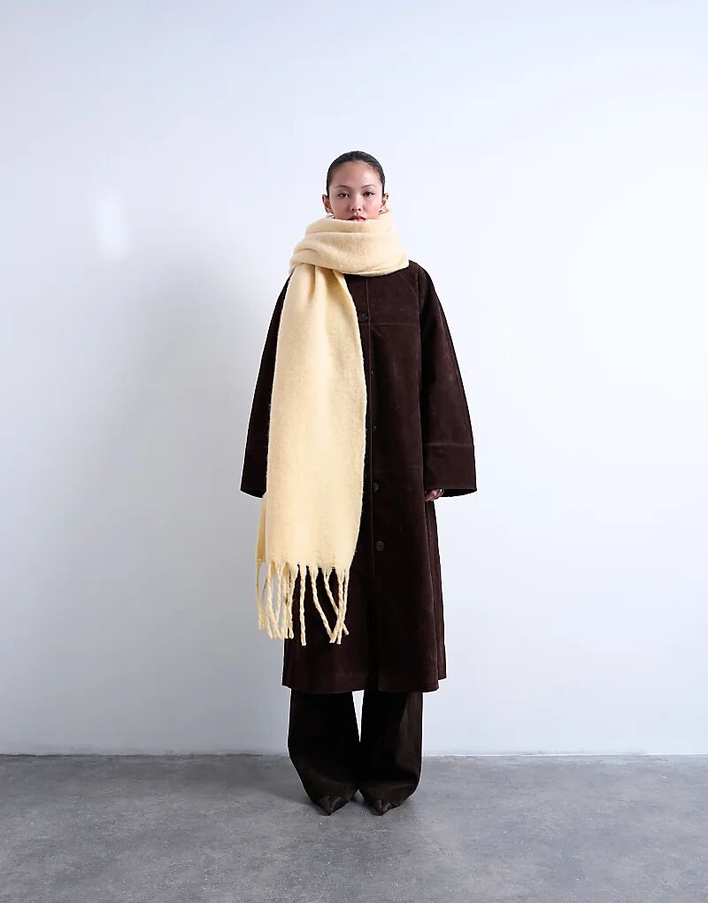 

Шарф-плед Topshop Sydney цвета пахты