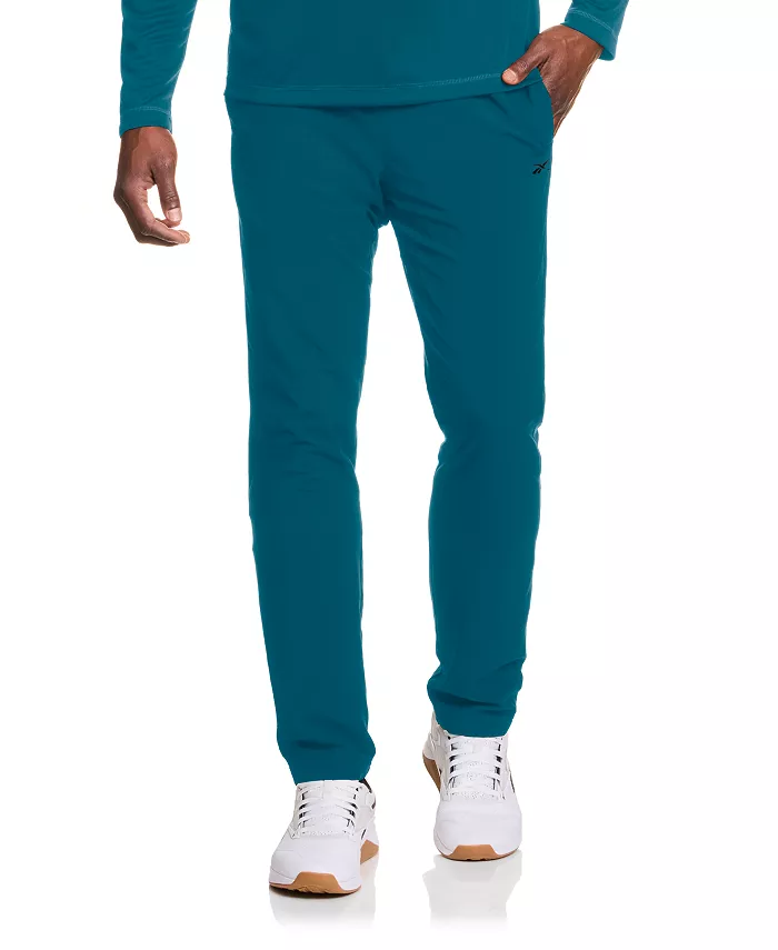 

Мужские брюки Track с тканым логотипом Reebok, зеленый