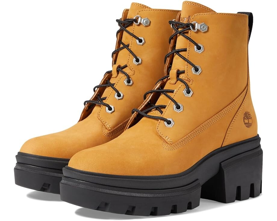 

Ботинки Timberland Everleigh 6" Lace-Up, цвет Wheat Nubuck