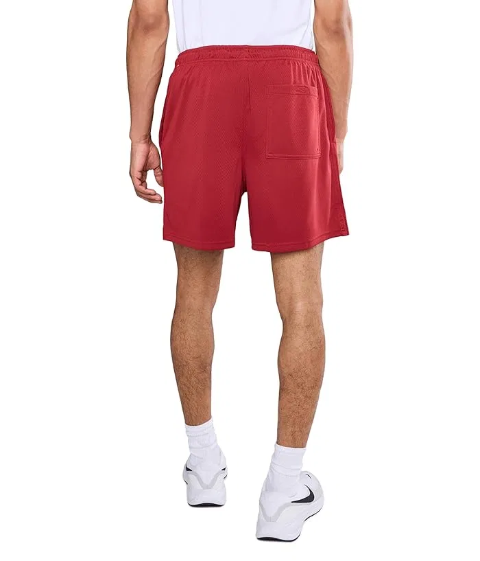 Шорты из сетки Club Mesh Flow Nike, Team Crimson/White — фото 4