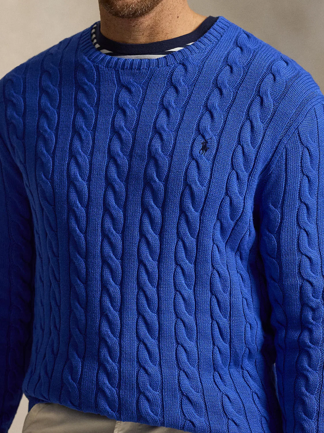 Свитер 'DRIVER' Polo Ralph Lauren Big & Tall, Blue — фото 2